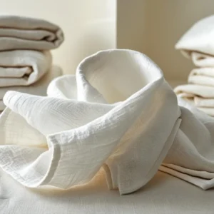 Servilleta de color blanco 45cmx45cm