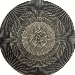 Plato base color azul/gris